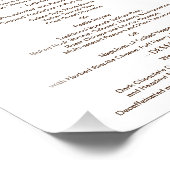 秋の秋の葉秋のフレーミング用テーブルメニュー フォトプリント            (角)