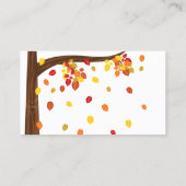 秋の秋の離れ座席表 プレイスカード (裏面)