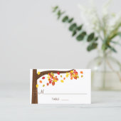 秋の秋の離れ座席表 プレイスカード (スタンド正面)