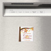 秋の秋の離れ秋の日を保存 マグネット (インサイチュ (食洗機))