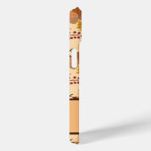 秋の秋ア葉コーンモノグラム&名前 – Case-Mate iPhoneケース (裏面 / 右)