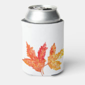 秋の秋オ葉レンジの水結婚色の 缶クーラー (缶裏面)