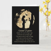 秋の秋カニオンマボンとラヴェンス カード (黄色い花)