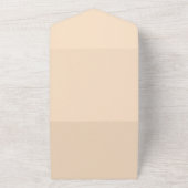 秋の秋カボチャ結婚ボタニカル オールインワン招待状 (外側)