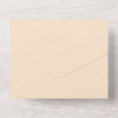 秋の秋カボチャ結婚ボタニカル オールインワン招待状 (裏面)