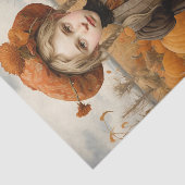 秋の秋ガールガールパンプキンサンクスギビングデコップページ 薄葉紙 (詳細)