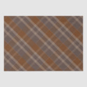 秋の秋クラシックヴィンテージ格子状タータンチェックパターン 薄葉紙 (正面)