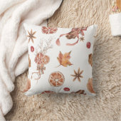 秋の秋シトラススターアニスシナモンウォーターカラー クッション (ブランケット)