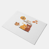 秋の秋シャツ、感謝祭シャツ、秋かぼちゃ ドアマット (アングル)