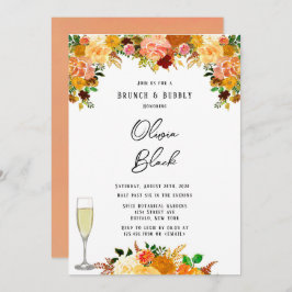 秋の秋スパイスピーニーブランチ&バブリー 招待状