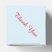 秋の秋ツリーと可愛い鳥の赤ちゃんシャワー フェイバーボックス (上部)