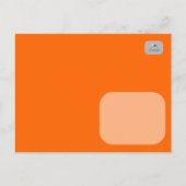 秋の秋ツリーウッドランドウェディング日付を保存 案内ポストカード (裏面)