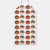 秋の秋パンプキンスパイスラテコーヒー10月 ギフトタグ (裏面)