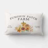 秋の秋パンプキンパッチファームファームハウス ランバークッション (正面)