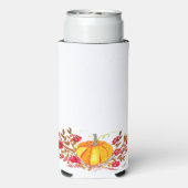 秋の秋パンプキ葉ンズウォーター結婚カラー スリム缶クーラー (Seltzer裏面)