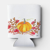 秋の秋パンプキ葉ンズウォーター結婚カラー 缶クーラー (裏面)