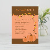 秋の秋パーティー 招待状 (スタンド正面)