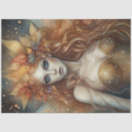 秋の秋フェアリーのデクページ紙 薄葉紙