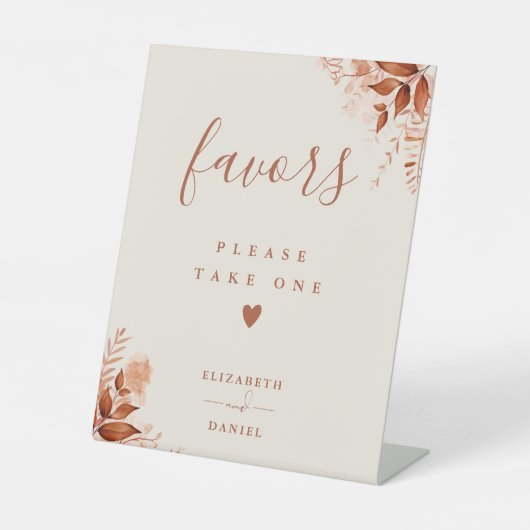 秋の秋フローラを気に入素朴る 台座サイン (正面)