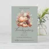 秋の秋フローラカボチャンスサンクスディナー 招待状 (スタンド正面)