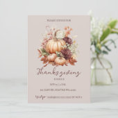 秋の秋フローラカボチャンスサンクスディナー 招待状 (スタンド正面)