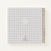 秋の秋フローラフォークジャーナルノートブック ノートブック (裏面)