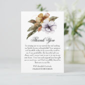 秋の秋フローラブライダルシャワー サンキューカード (スタンド正面)