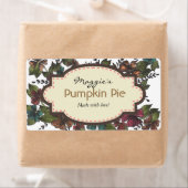 秋の秋フローラベーキングラベル ラベル (インサイチュ)