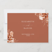 秋の秋フローラ結婚の詳細情報 招待状 (裏面)