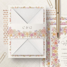 秋の秋フローラ 招待状ベリーバンド