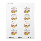 秋の秋ブラウンカボチャベーキングラベル ラベル (フルシート)