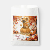 秋の秋ベビーシャワー猫好き フェイバーバッグ (正面)