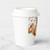 秋の秋ベビーシャワー猫好き 紙コップ (右)