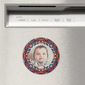 秋の秋ベビー祖父母のギフトフォトフレーム マグネット (インサイチュ (食洗機))