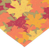 秋の秋メープル葉のパターン ショートテーブルランナー (コーナー)