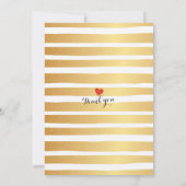 秋の秋メープル葉パンプキンベビーシャワーカード 招待状 (裏面)