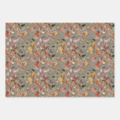 秋の秋メープル葉紙ラッピングシート ラッピングペーパーシート (正面3)