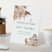 秋の秋モダンの結婚衛生化所 台座サイン (インサイチュ)