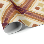 秋の秋モダンパタアーガイルーンNo10 ラッピングペーパー (ロールコーナー)