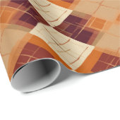 秋の秋モダンパタアーガイルーンNo17 ラッピングペーパー (ロールコーナー)