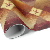 秋の秋モダンパタアーガイルーンNo2 ラッピングペーパー (ロールコーナー)