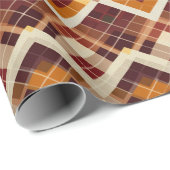 秋の秋モダンパタアーガイルーンNo9 ラッピングペーパー (ロールコーナー)