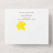 秋の秋ラブオールインワン結婚式招待状 オールインワン招待状 (裏面)