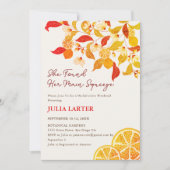 秋の秋レモンティーパーティーバチェロレッテ 招待状 (正面)