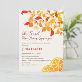 秋の秋レモンティーパーティーバチェロレッテ 招待状 (スタンド正面)