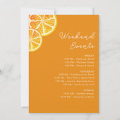 秋の秋レモンティーパーティーバチェロレッテ 招待状 (裏面)