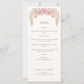 秋の秋ワイルドフラワー結婚ズフローラのメニュー (正面)