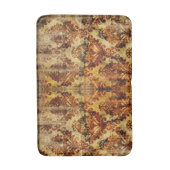 秋の秋ヴィンテージ素朴オレンジブラウンダマスク バスマット (正面縦)