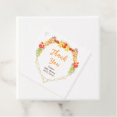 秋の秋収穫赤ちゃんシャワーありがとう フェイバータグ (インサイチュ)