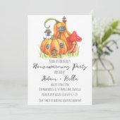 秋の秋引っ越し祝いパーティー招待状 招待状 (スタンド正面)